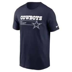 Dallas cowboys nike division essential t shirt Navy M