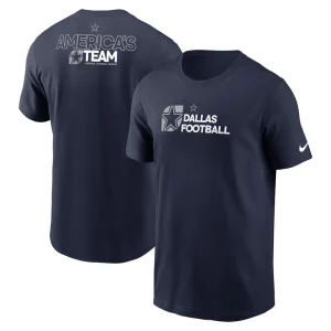 Dallas cowboys nike essential t shirt Navy