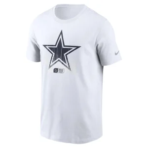 Dallas cowboys nike faded essential t shirt White M