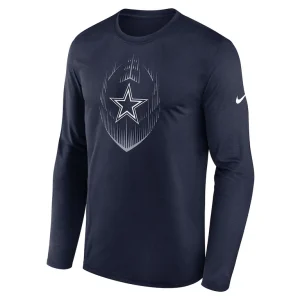 Dallas cowboys nike icon legend performance long sleeve t shirt Navy M