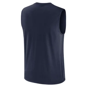 Dallas cowboys nike large logo peformance muscle tank top Navy L