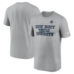 Dallas cowboys nike local them t shirt Heather gray