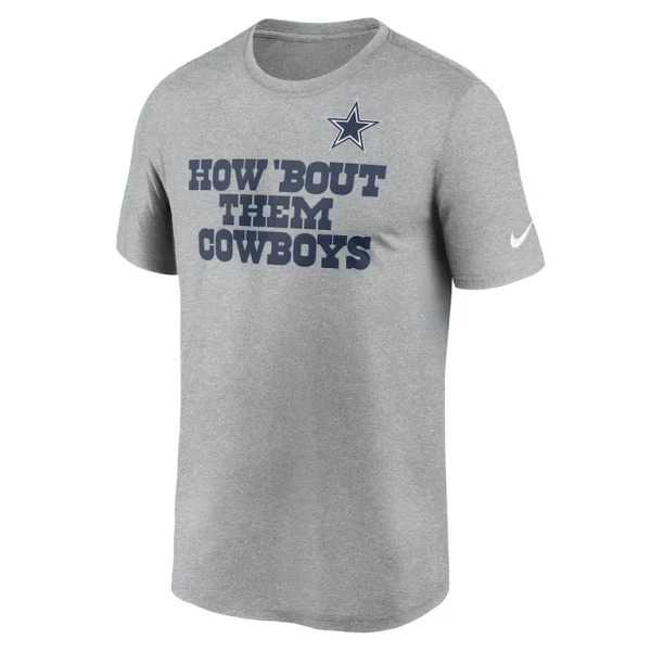 Dallas cowboys nike local them t shirt Heather gray M