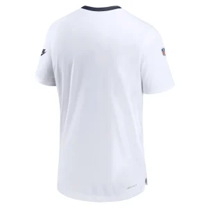 Dallas cowboys nike mens sideline coaches alternate performance t shirt White L