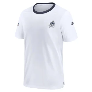 Dallas cowboys nike mens sideline coaches alternate performance t shirt White M
