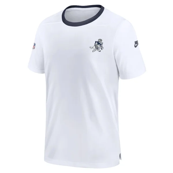 Dallas cowboys nike mens sideline coaches alternate performance t shirt White M