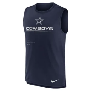 Dallas cowboys nike muscle trainer tank top Navy M