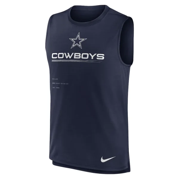 Dallas cowboys nike muscle trainer tank top Navy M