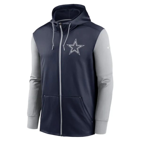 Dallas cowboys nike performance full zip hoodie Navy M