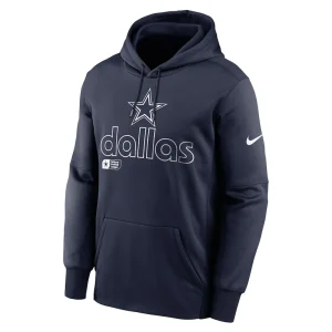 Dallas cowboys nike performance pullover hoodie Navy M