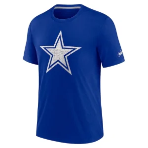 Dallas cowboys nike playback logo tri blend t shirt Royal M