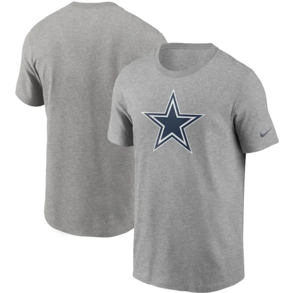 Dallas cowboys nike primary logo t shirt Heathered gray