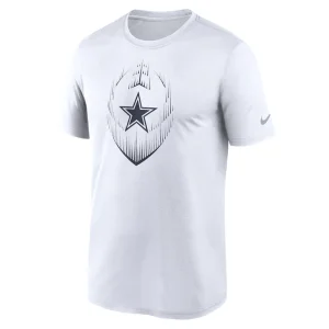 Dallas cowboys nike primetime legend icon performance t shirt White M