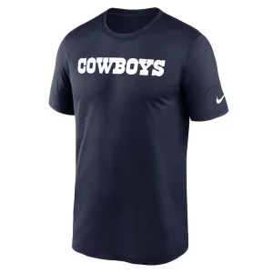 Dallas cowboys nike primetime legend wordmark performance t shirt Navy M