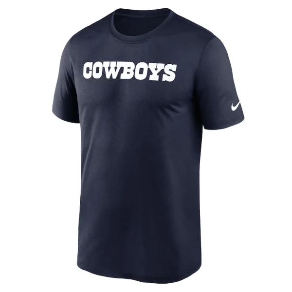 Dallas cowboys nike primetime legend wordmark performance t shirt Navy M