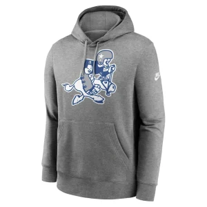 Dallas cowboys nike rewind retro joe club pullover hoodie Heather charcoal M