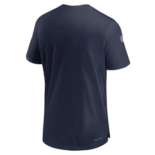 Dallas cowboys nike sideline coach performance t shirt Navy L
