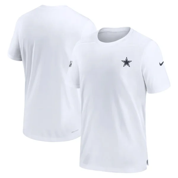 Dallas cowboys nike sideline coach performance t shirt White