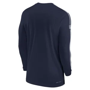 Dallas cowboys nike sideline coach uv performance long sleeve t shirt Navy L