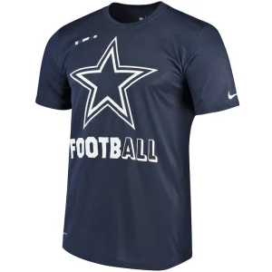 Dallas cowboys nike sideline legend football performance t shirt Navy M