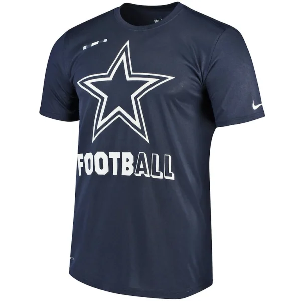 Dallas cowboys nike sideline legend football performance t shirt Navy M