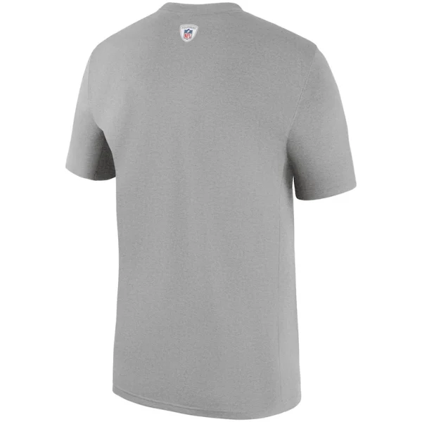 Dallas cowboys nike sideline legend staff performance t shirt Heather gray L