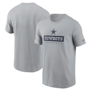Dallas cowboys nike sideline performance t shirt Gray