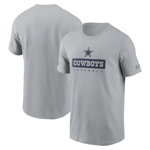 Dallas cowboys nike sideline performance t shirt Gray