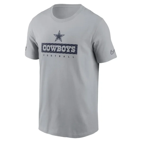 Dallas cowboys nike sideline performance t shirt Gray M