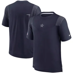 Dallas cowboys nike sideline player uv performance t shirt Navy