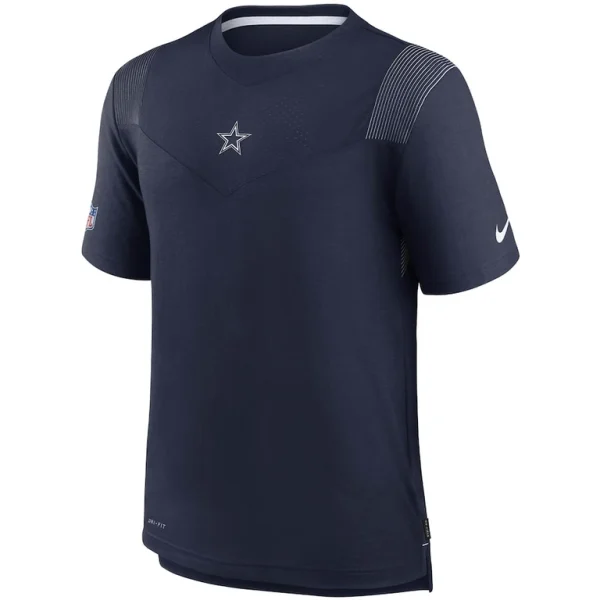 Dallas cowboys nike sideline player uv performance t shirt Navy M