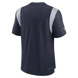 Dallas cowboys nike sideline tonal logo performance player t shirt Navy L