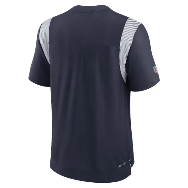 Dallas cowboys nike sideline tonal logo performance player t shirt Navy L