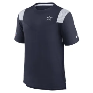 Dallas cowboys nike sideline tonal logo performance player t shirt Navy M