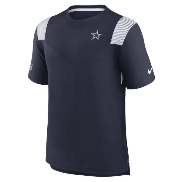Dallas cowboys nike sideline tonal logo performance player t shirt Navy M