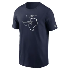 Dallas cowboys nike team local t shirt Navy M