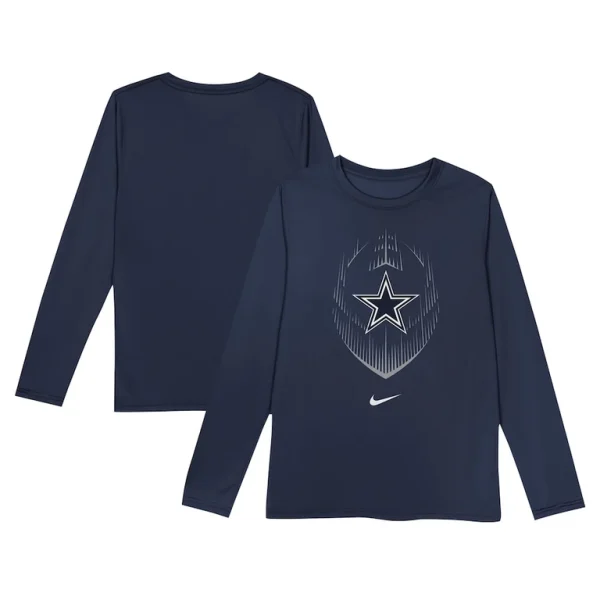 Dallas cowboys nike toddler legend icon long sleeve t shirt Navy