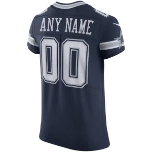 Dallas cowboys nike vapor elite custom jersey Navy 48