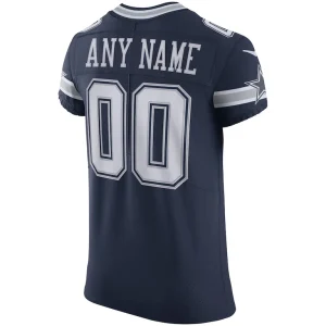 Dallas cowboys nike vapor elite custom jersey Navy 48