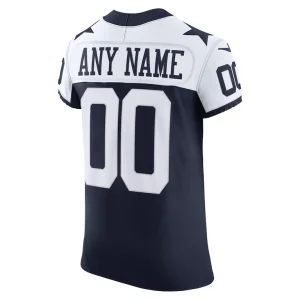 Dallas cowboys nike vapor f.u.s.e. elite custom jersey Navy 48
