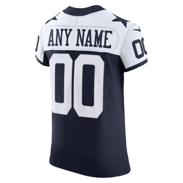 Dallas cowboys nike vapor f.u.s.e. elite custom jersey Navy 48
