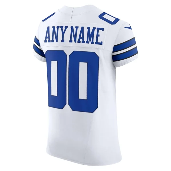 Dallas cowboys nike vapor f.u.s.e. elite custom jersey White 48