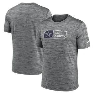 Dallas cowboys nike velocity jock tag performance t shirt Charcoal