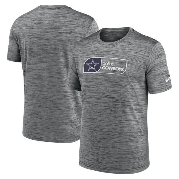 Dallas cowboys nike velocity jock tag performance t shirt Charcoal