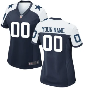 Dallas cowboys nike womens alternate custom game jersey Navy