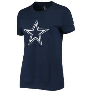 Dallas cowboys nike womens logo essential t shirt Navy S