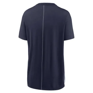 Dallas cowboys nike womens wordmark tri blend t shirt Creamnavy M