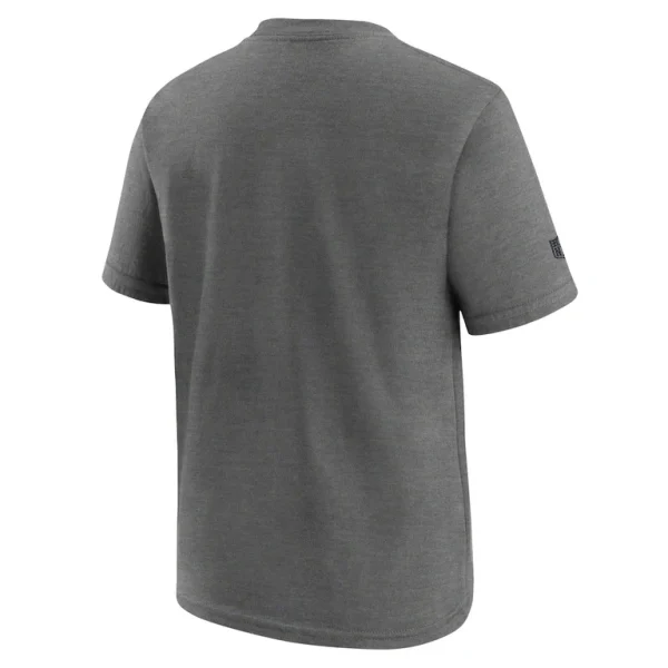 Dallas cowboys nike youth 2024 sideline legend performance t shirt Gray Yth L