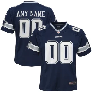 Dallas cowboys nike youth custom game jersey Navy