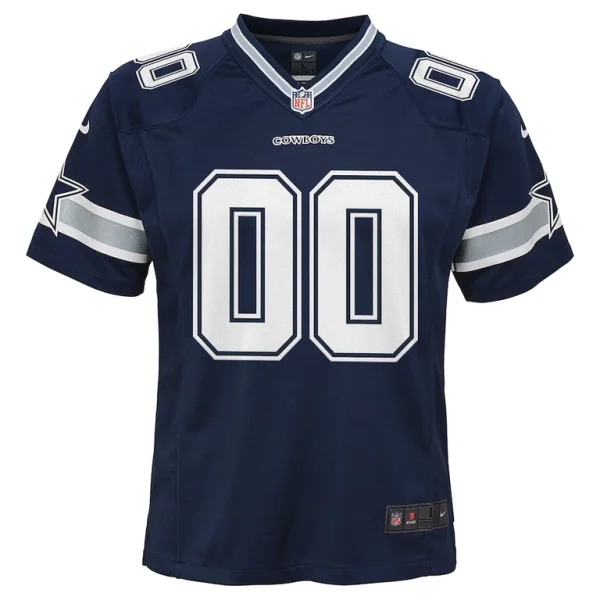 Dallas cowboys nike youth custom game jersey Navy Yth M